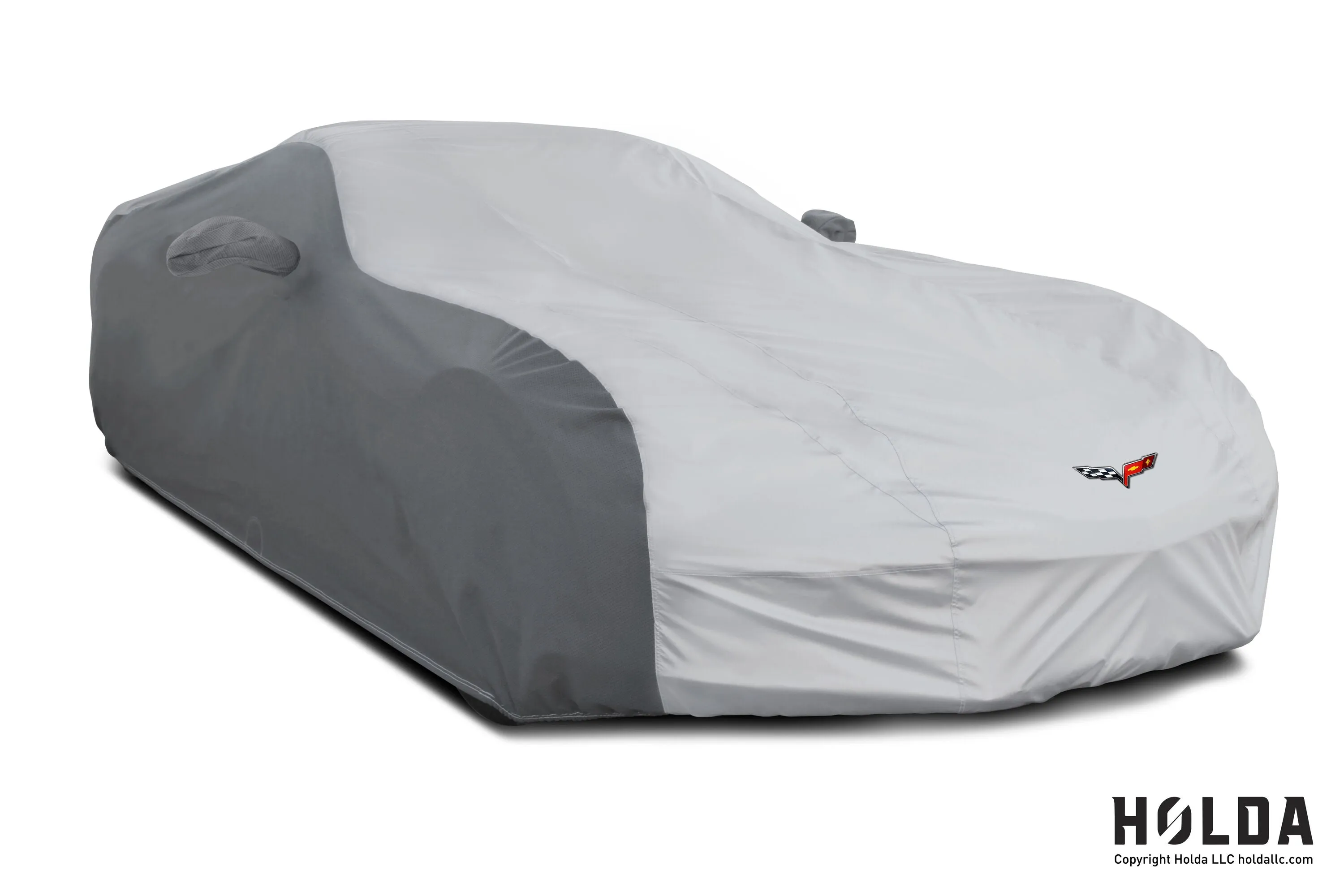 2005-2013 C6 Corvette Car Cover - Indoor/Outdoor Custom Car Cover with C6 Flag Logo