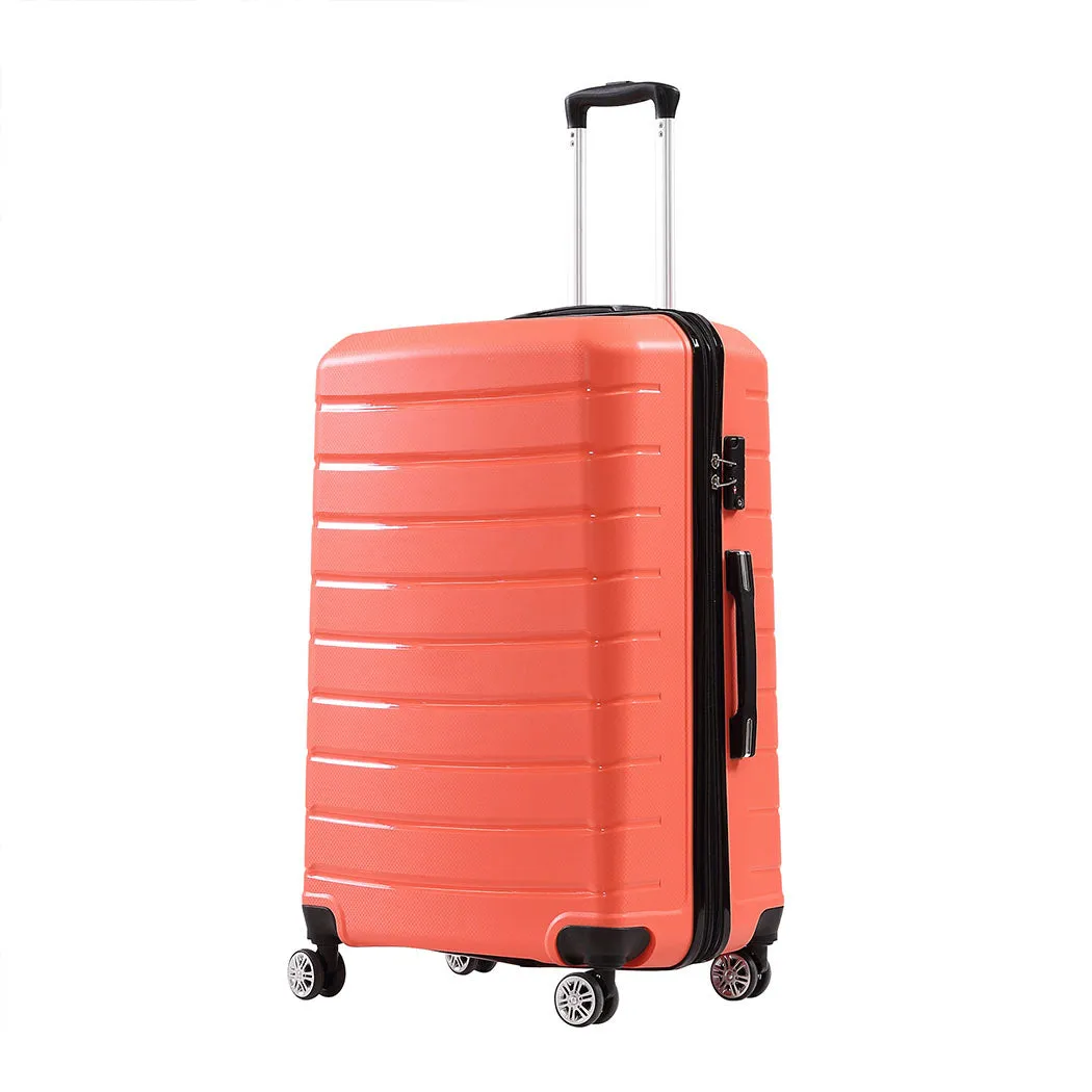 28" Travel Luggage Carry On Expandable Coral