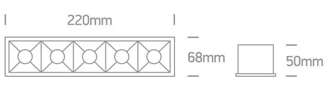 51506B LED 20W WW 38deg IP20 230V