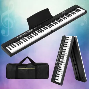 88-Key Foldable Electric Piano w/ MIDI-USB, Bluetooth - Alpha