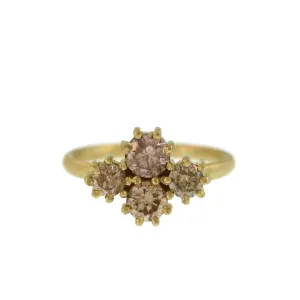 A Diamond Quad Cluster Ring