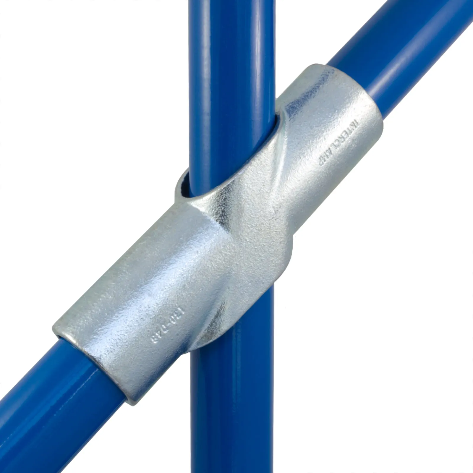 Adjustable Cross, 30 to 45 Degrees for Galvanised Pipe (Interclamp Code 130)