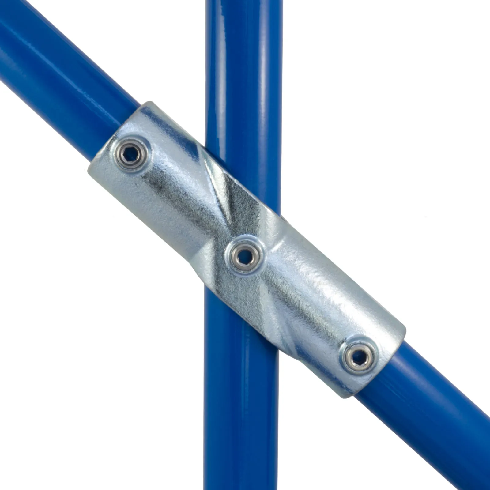 Adjustable Cross, 30 to 45 Degrees for Galvanised Pipe (Interclamp Code 130)