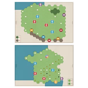 Age of Steam Deluxe: France & Poland Maps