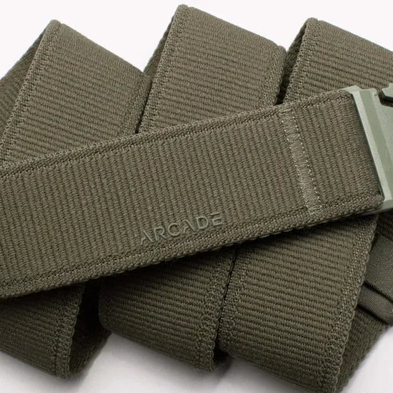 Arcade Unisex Atlas Stretch Belt (Ivy Green)