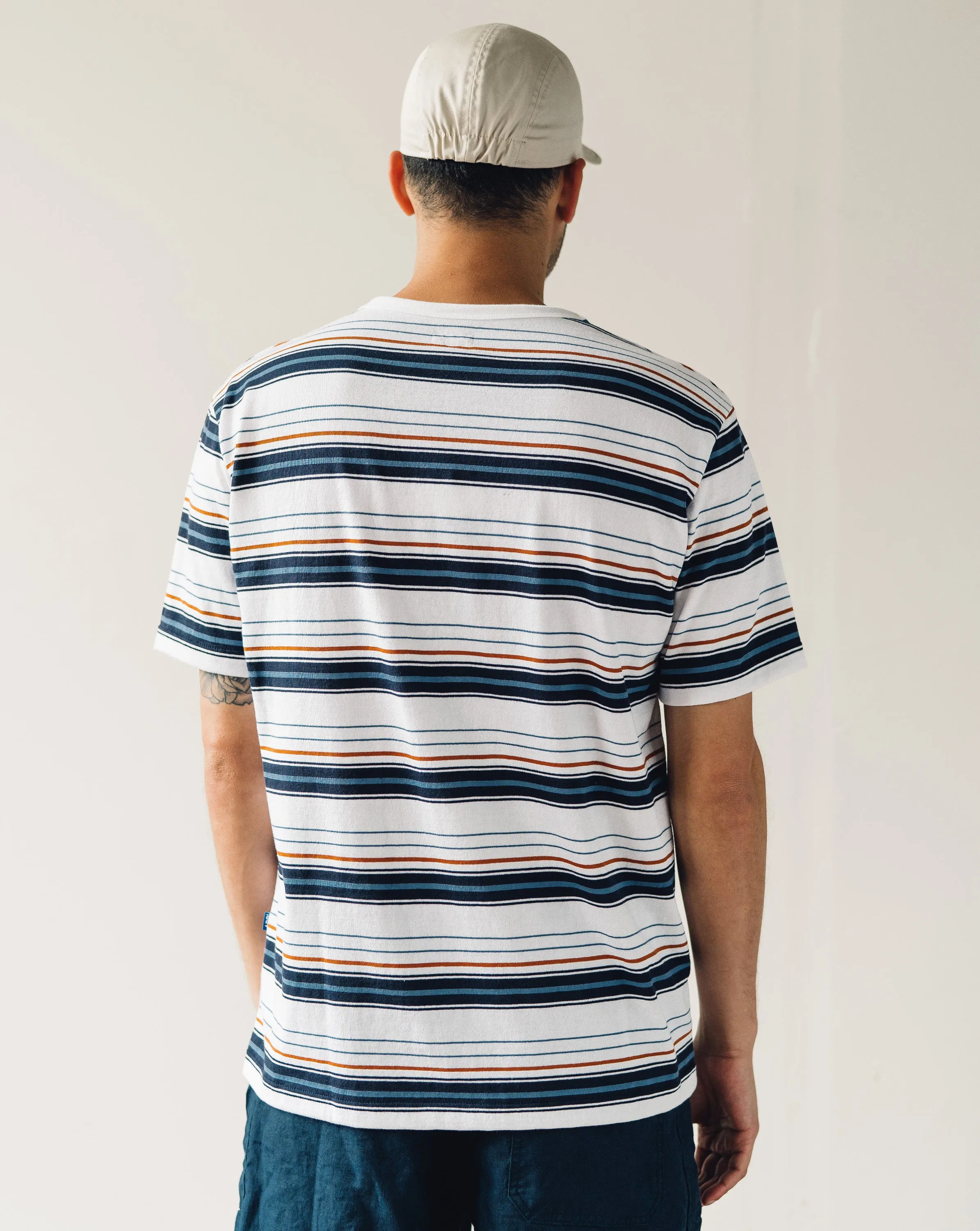 Arpenteur Match Tee, White/Navy