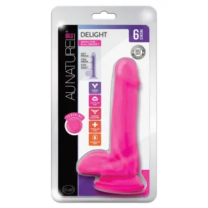 Au Naturel Bold Delight Dildo-Pink 6