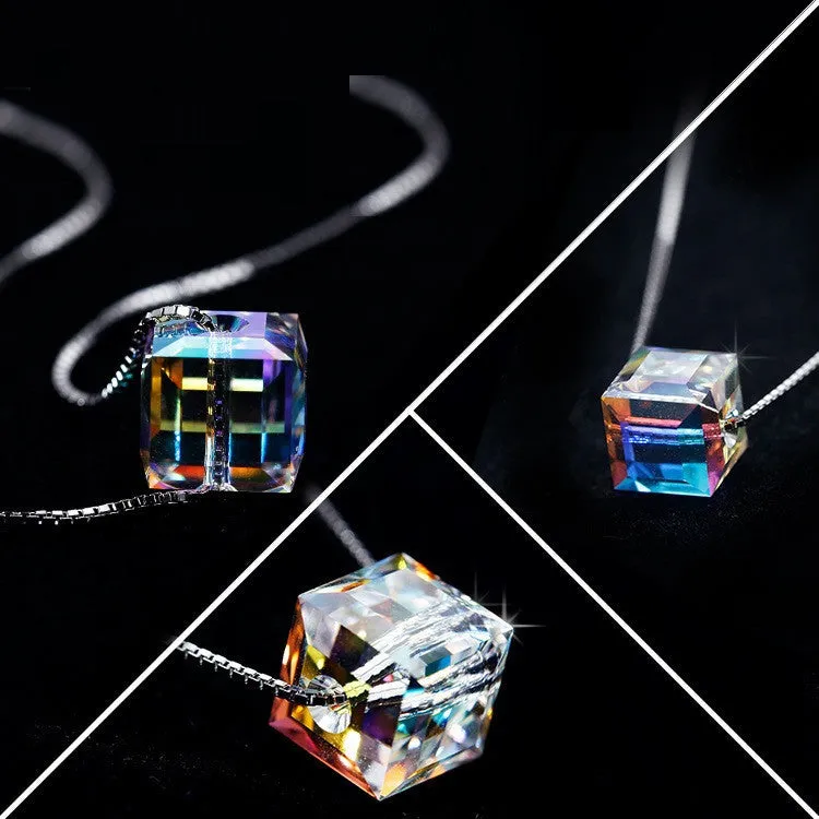 Aurora Cube Necklace