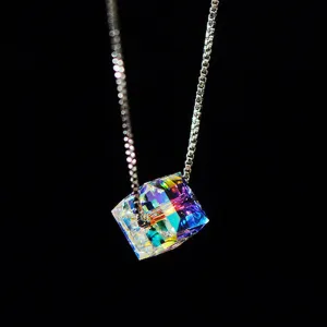 Aurora Cube Necklace