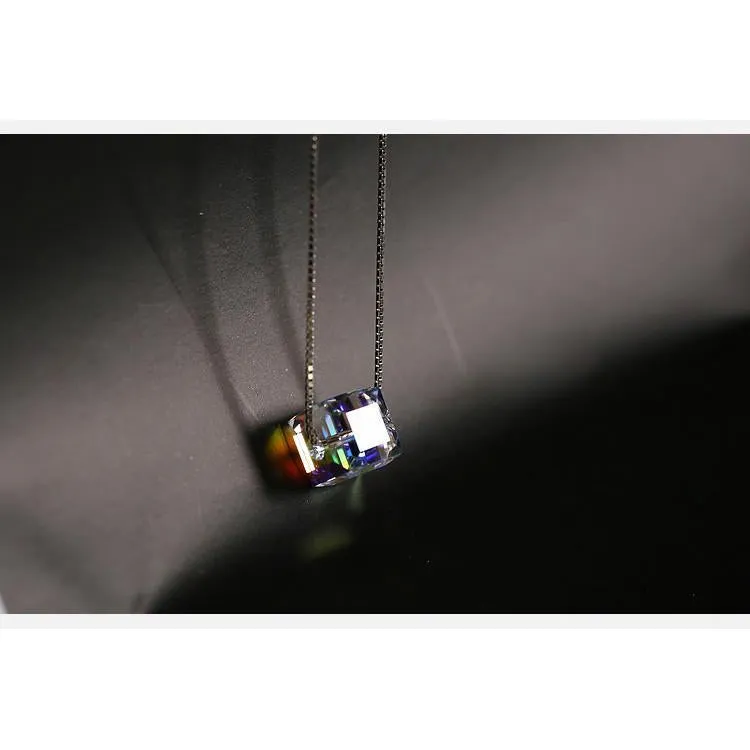 Aurora Cube Necklace