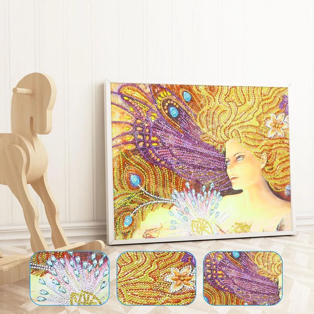 Beauty 5D DIY Special Shaped Diamond Painting