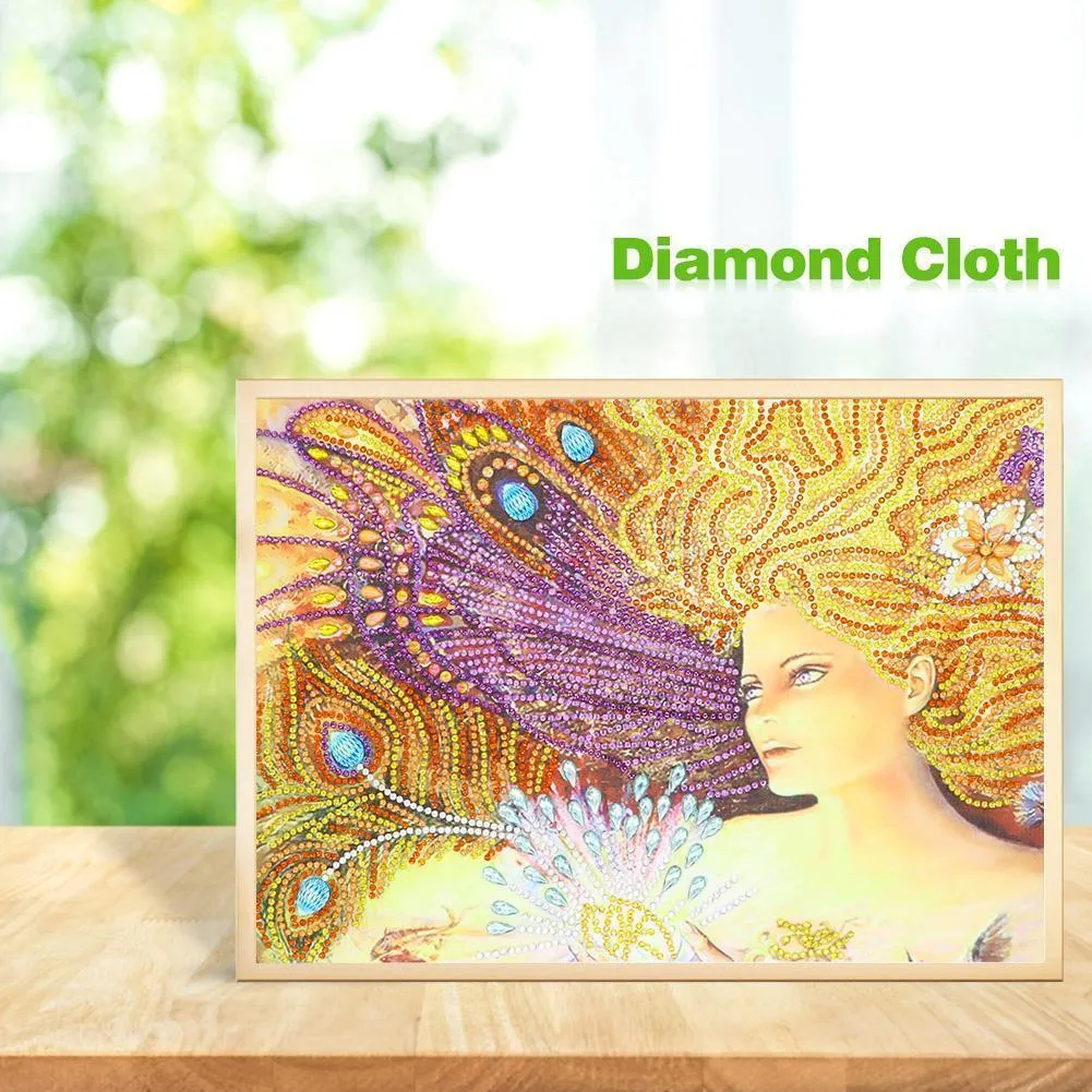 Beauty 5D DIY Special Shaped Diamond Painting