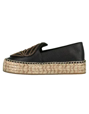 Bibi Butterfly Leather Espadrille