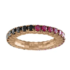 Black Diamonds & Mozambique Rubies · Duet Rings