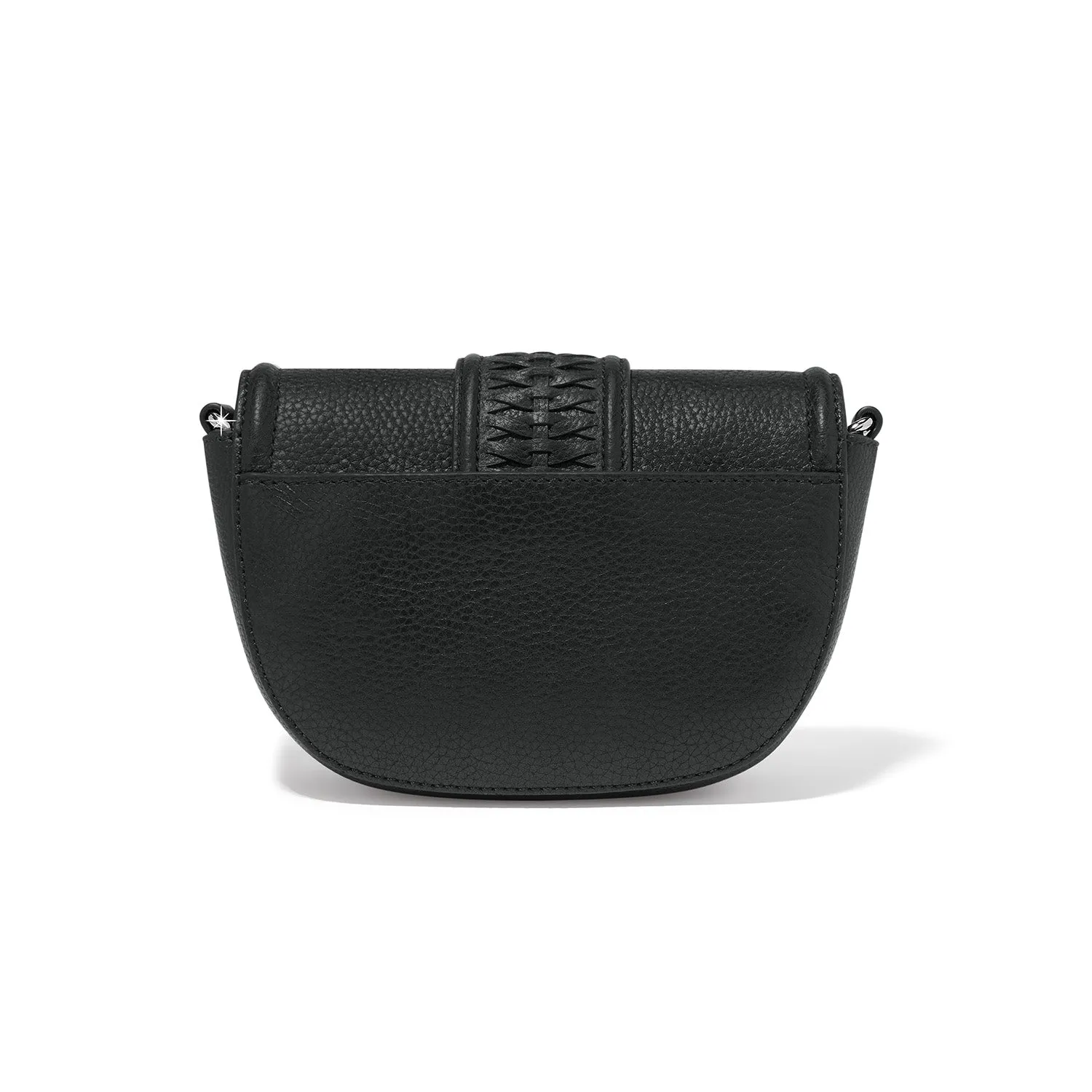 Black Emmie Flap Bag