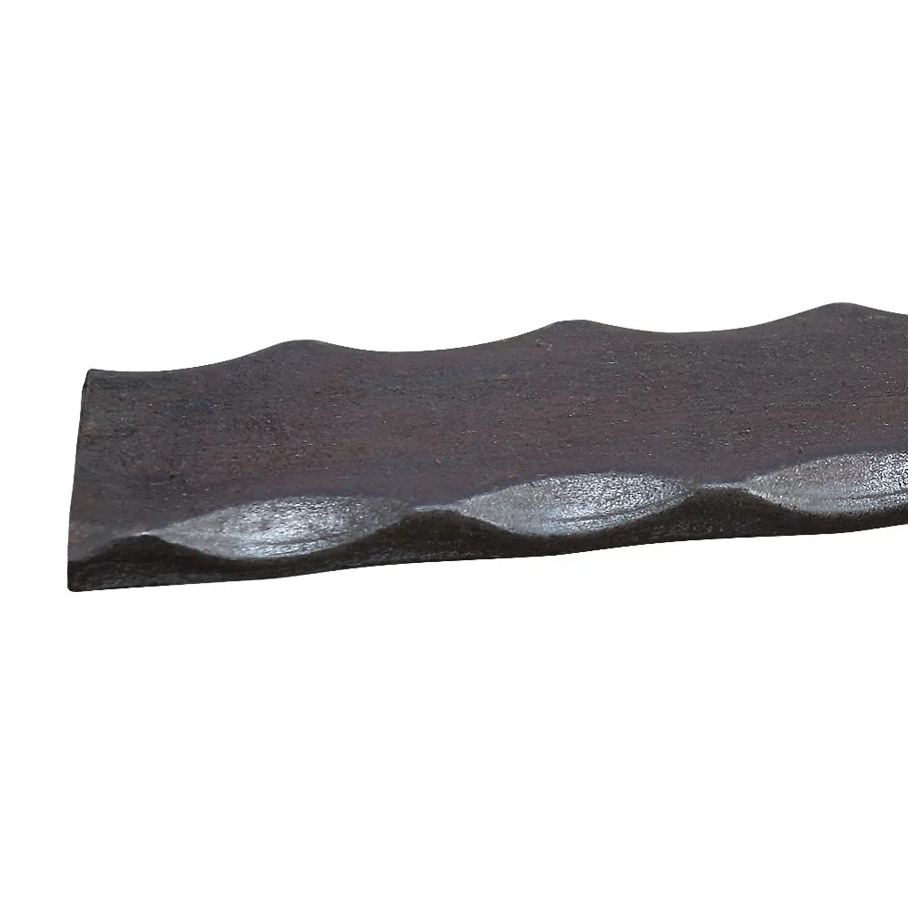 BR19A 30 x 8mm Mild Steel Hammered Edge Bar