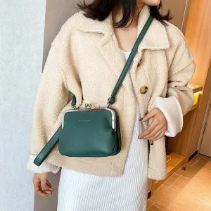 Branded Women's Shoulder Bag High Quality PU Leather Crossbody Bag For Women Fashion Clip Designer Handbags Party Evening Clutch