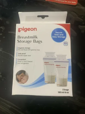 Breastmilk storage bag