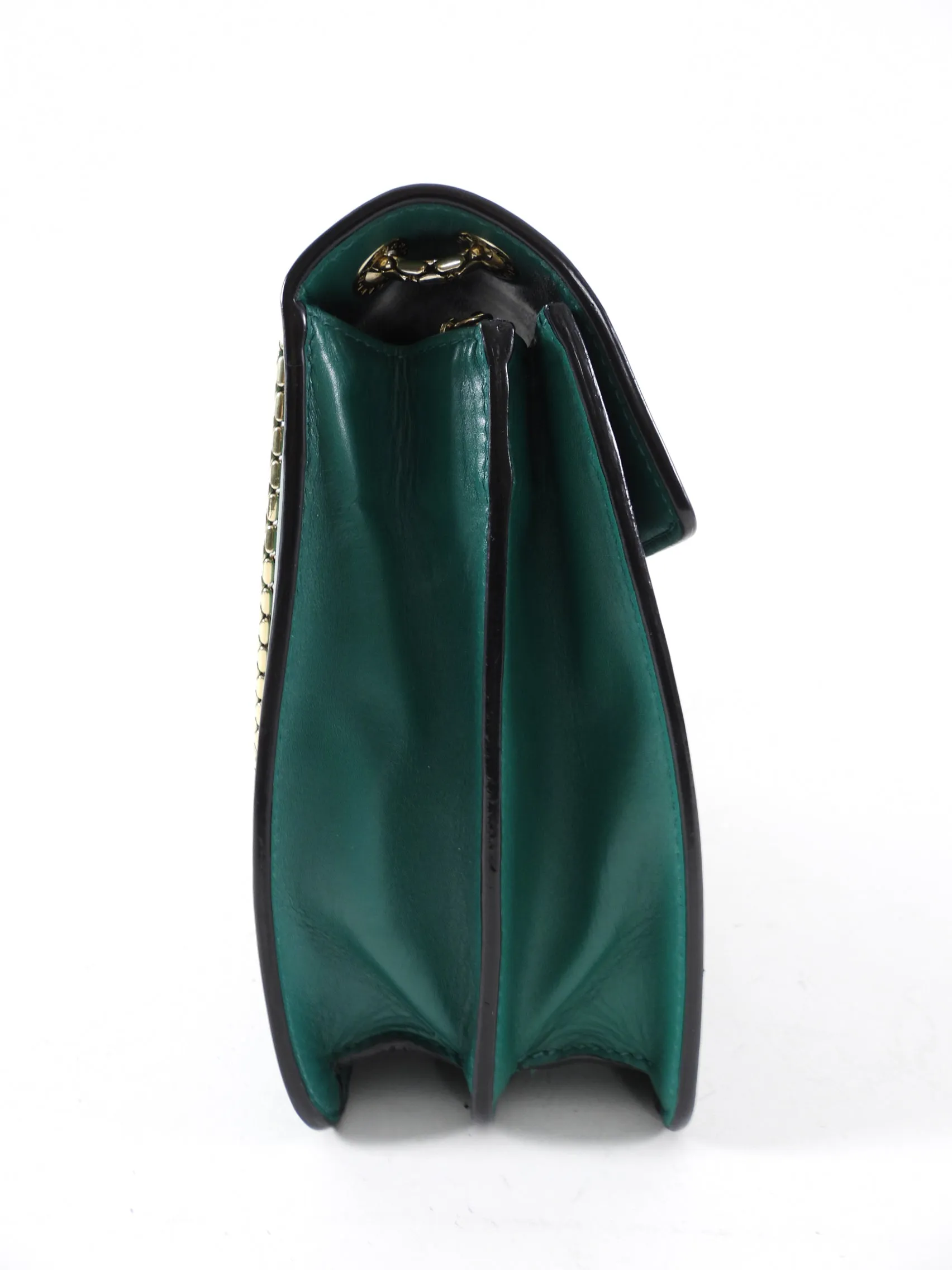 Bvlgari Serpenti Forever Green Medium Flap Bag