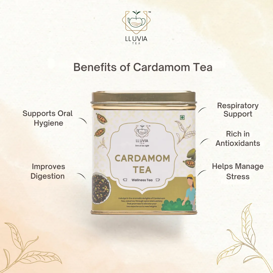 Cardamom Tea - Respiratory Support | Digestive Health | Oral Health Benefits (70 gm)