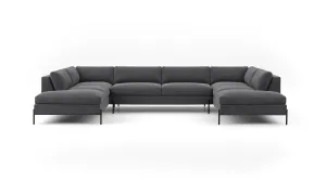 Catwalk U-Shaped Bumper Sectional (90" x 143" x 90")