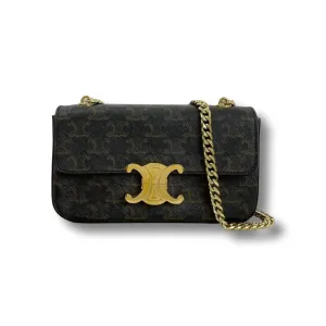 Celine Triomphe Shoulder Chain Bag