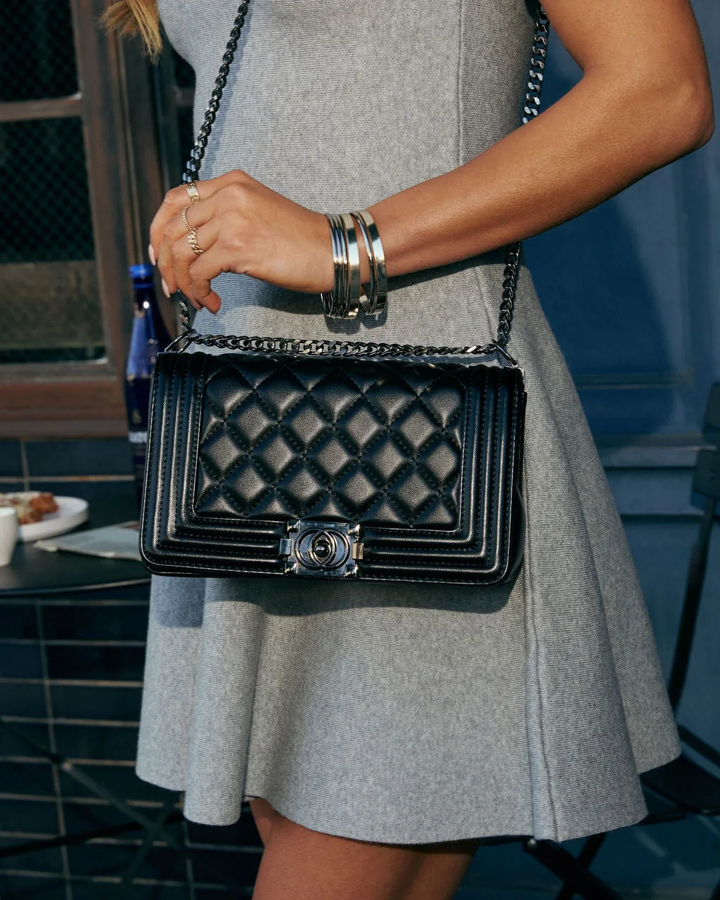 Chic Revival Quilted Leather Shoulder Bag