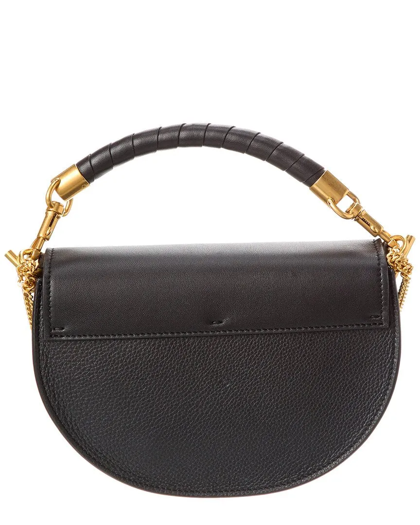 Chloé Marcie Chain Flap Leather & Suede Shoulder Bag