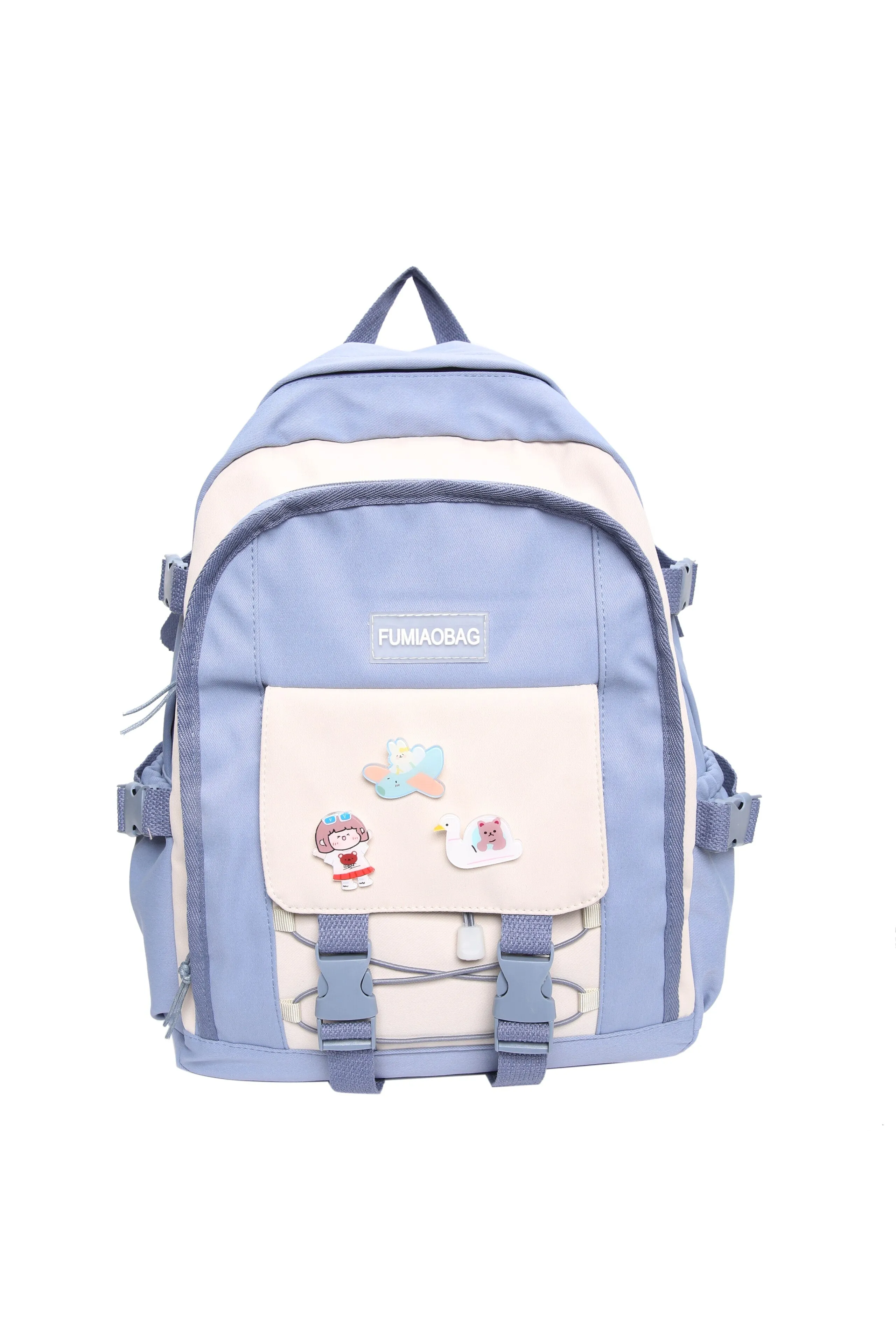 Christmas Gift New Large Capacity School Female Bag Cute Woman Backpack Nylon Badge Lady Kawaii Backpacks Fashion Book Girl Bags Student