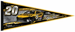 Christopher Bell NASCAR DeWalt #20 Auto Racing Action Felt Collector's Pennant - Wincraft Inc.