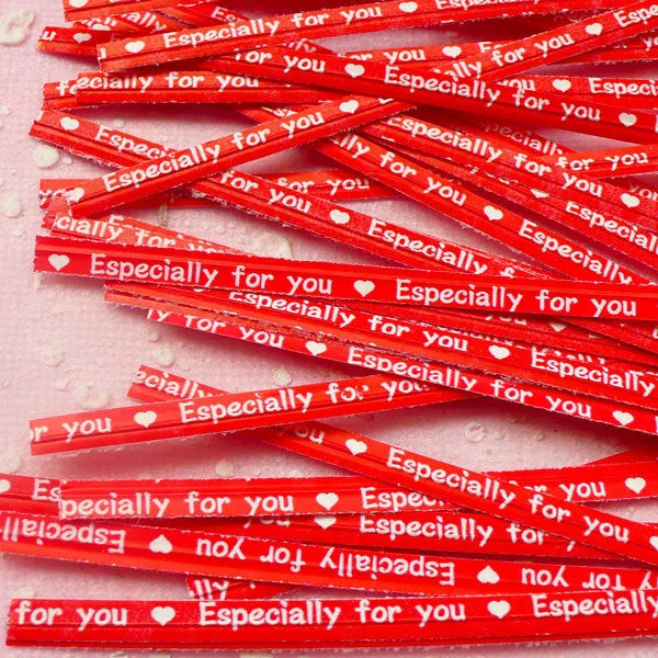 CLEARANCE Especially For You Twist Ties (Red / 20pcs) Gift Wrap Bag Wrapping Packaging Supplies Gift Decoration Party Deco Twistties Twisties S118