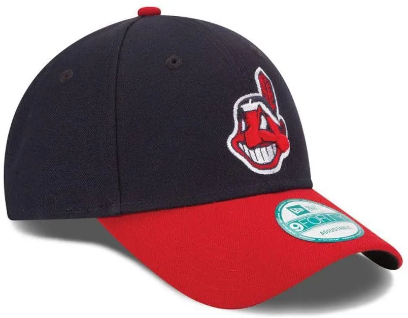 Cleveland Indians New Era Men's League 9Forty MLB Baseball Adjustable Hat - Retro