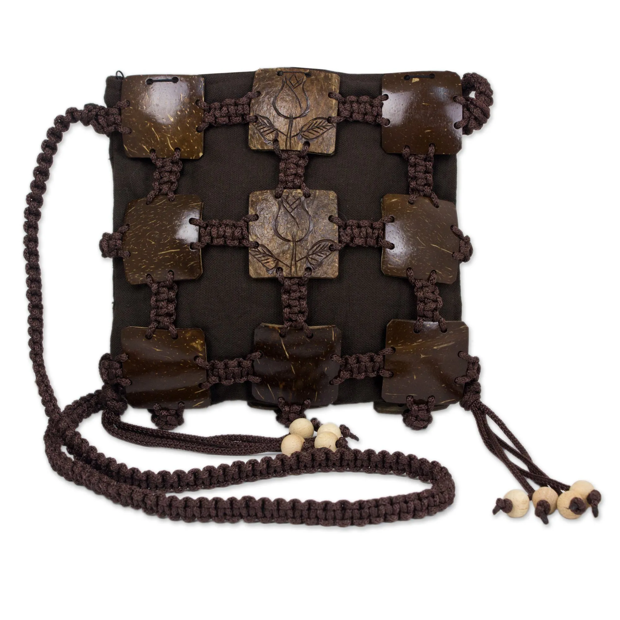 Coconut Shell Shoulder Bag