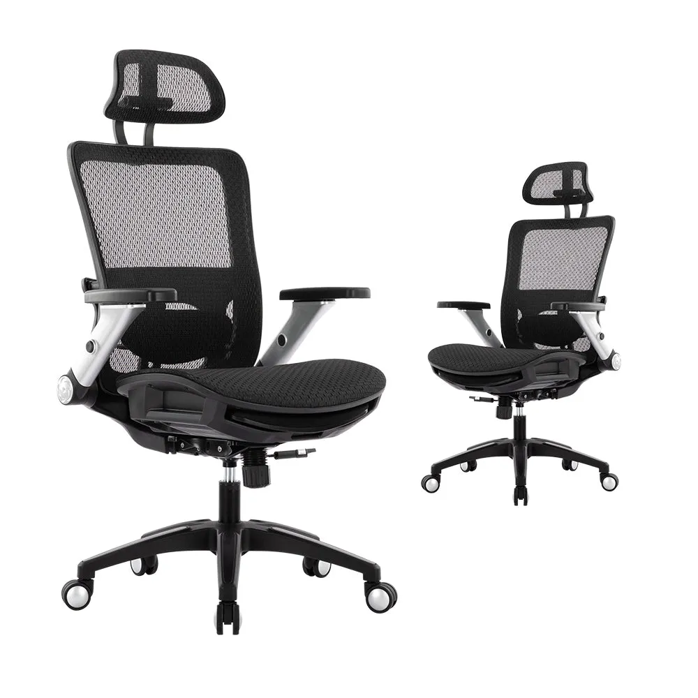 COLAMY 275lbs Executive High Back Mesh Office Chair with Footrest Model.2577