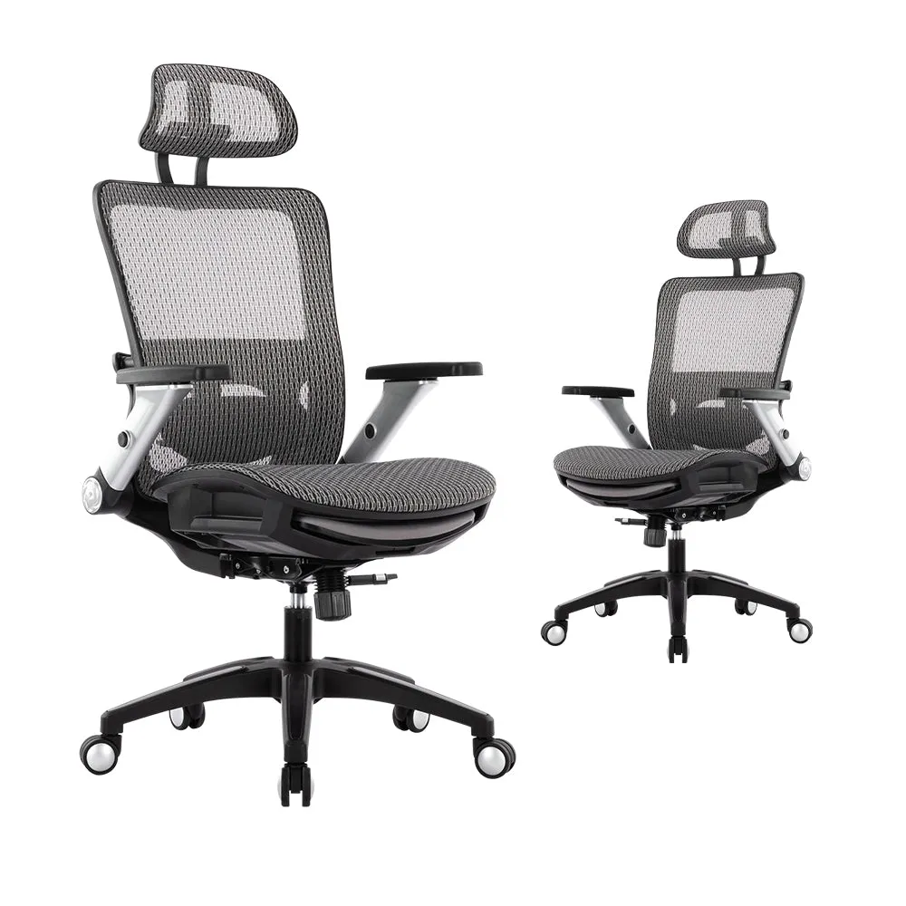 COLAMY 275lbs Executive High Back Mesh Office Chair with Footrest Model.2577