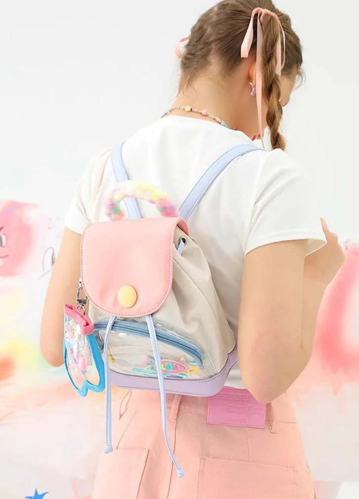 Colorful Y2K Student School PVC Backpack Bag