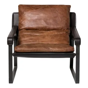 Connor Club Chair - Brown