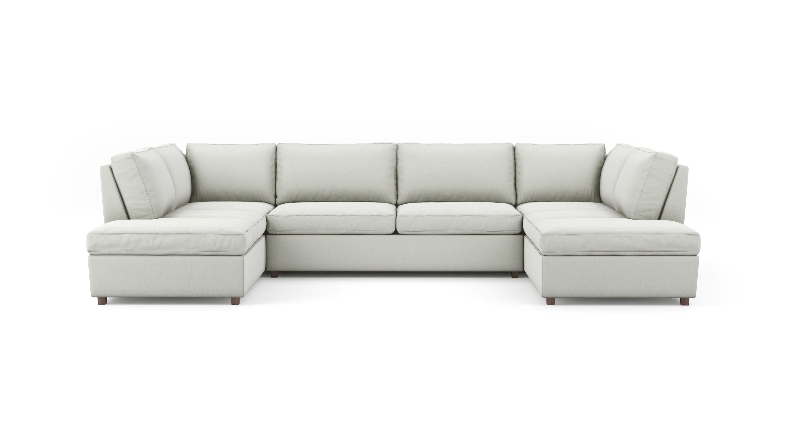 Couch Potato Lite U-Shaped Bumper Sectional (100" x 150" x 100",Standard)