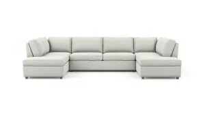 Couch Potato Lite U-Shaped Bumper Sectional (Extra Deep) (100" x 151" x 100",Extra Deep)