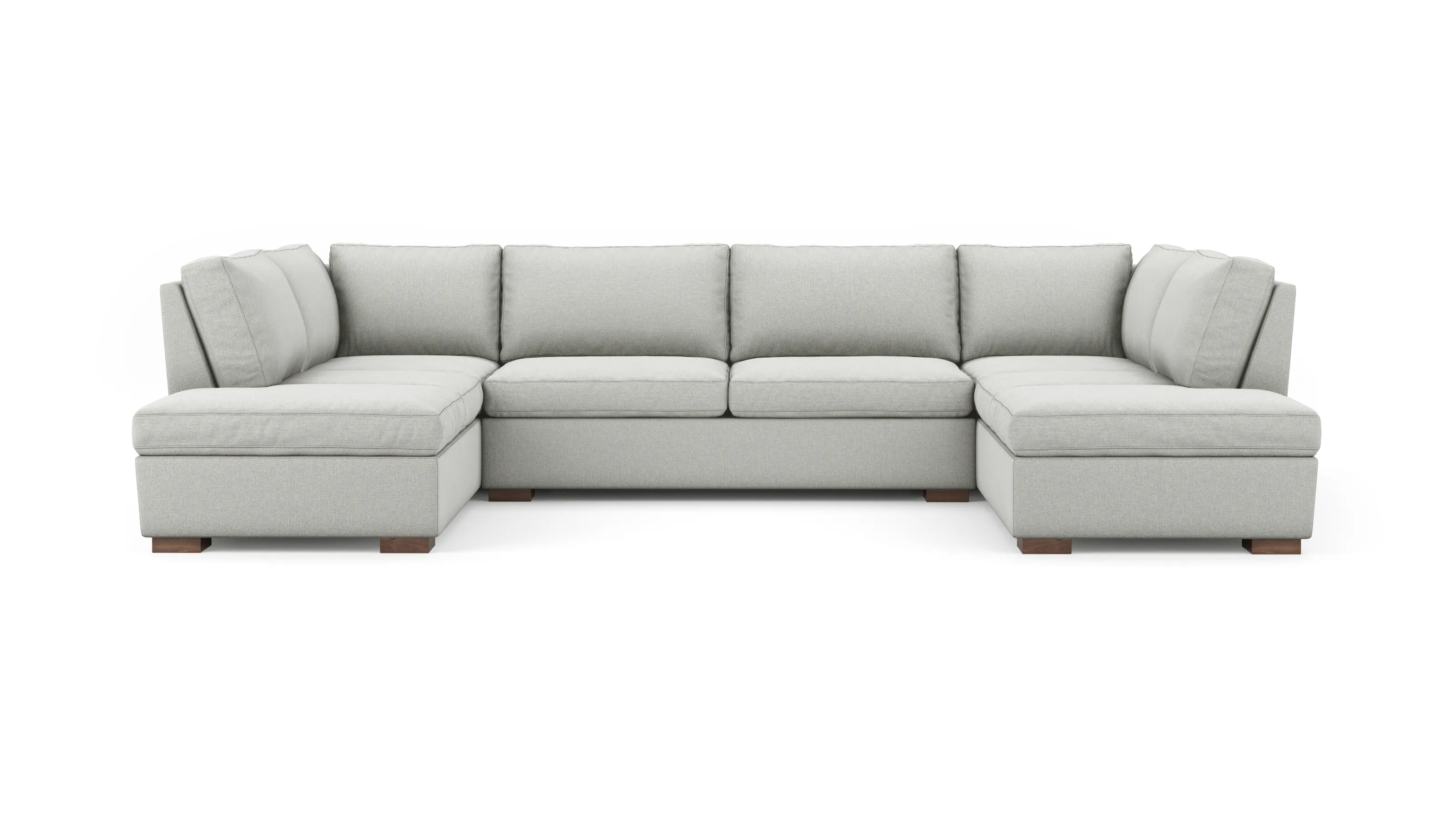 Couch Potato U-Shaped Bumper Sectional (80" x 145" x 80",Standard)