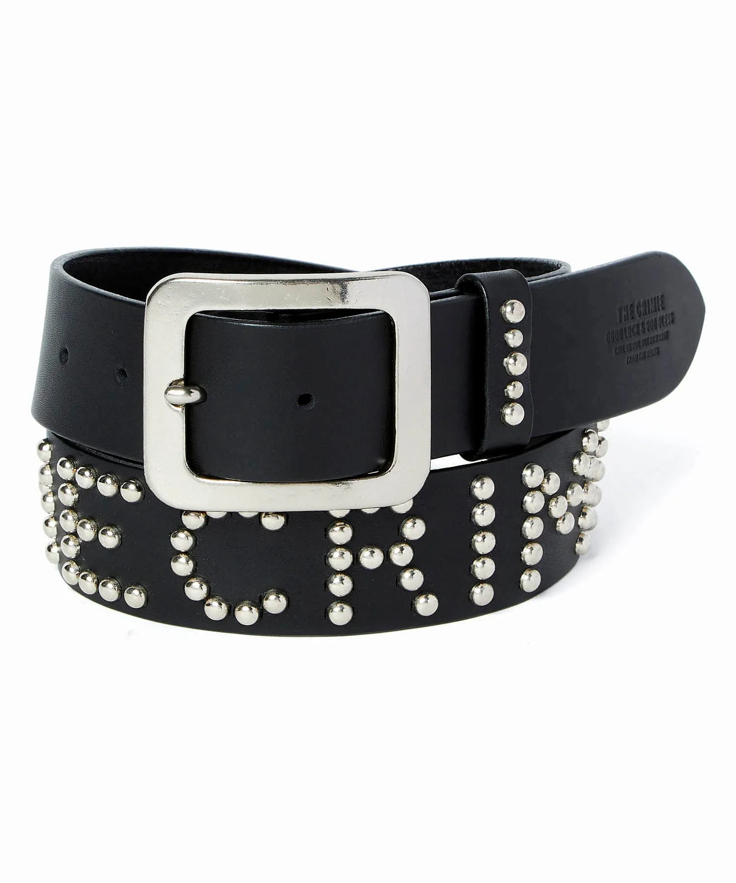 CR LOGO LETTRER STUDDED BELT