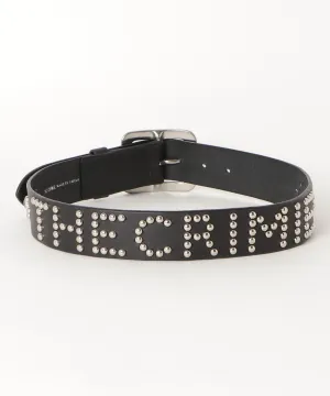 CR LOGO LETTRER STUDDED BELT