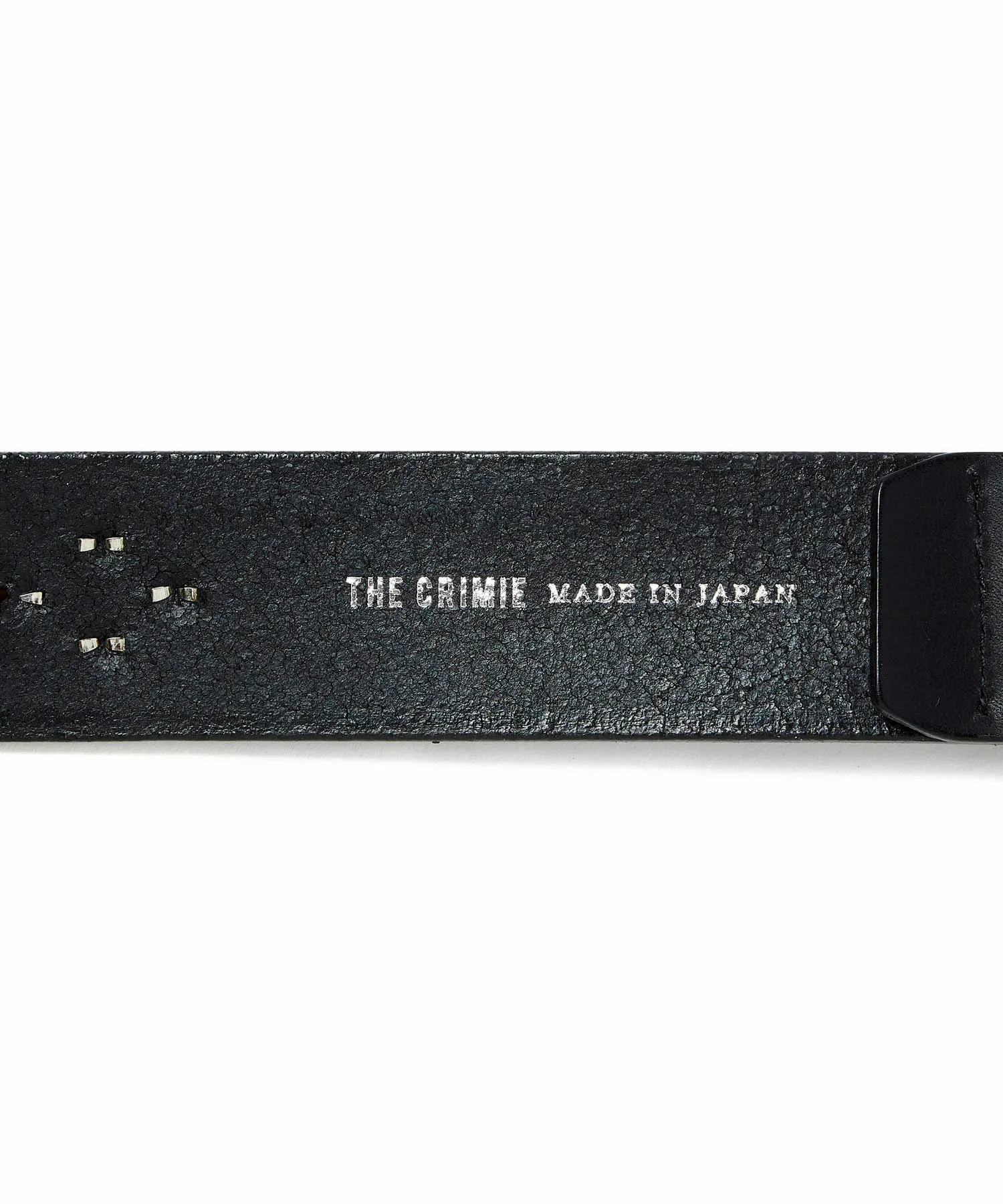 CR LOGO LETTRER STUDDED BELT