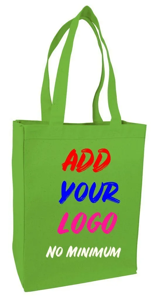 CUSTOM HEAVY SHOPPING CANVAS TOTE BAG