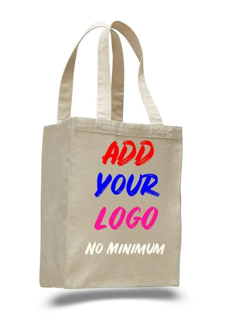 CUSTOM HEAVY SHOPPING CANVAS TOTE BAG