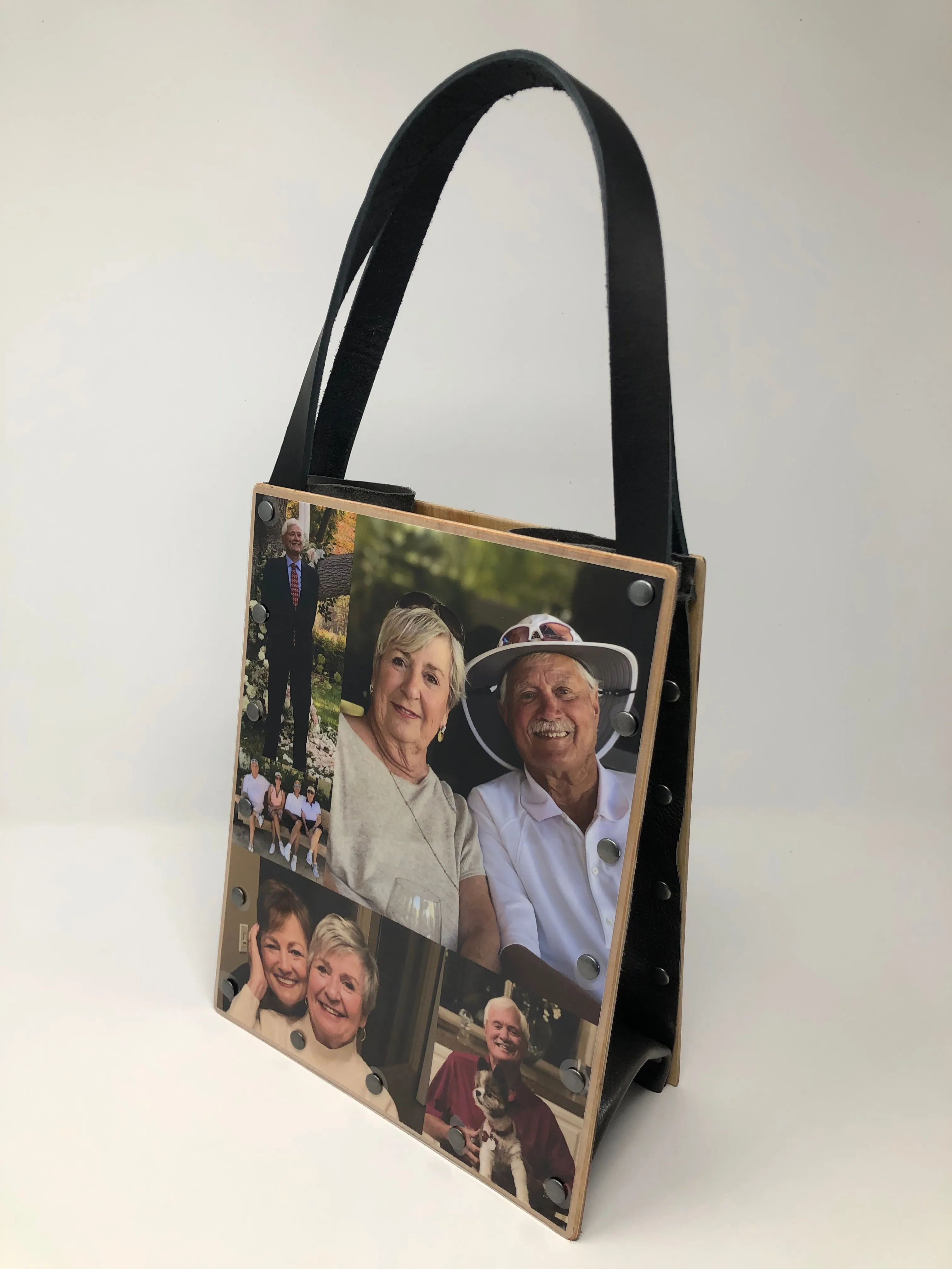 Custom KB Vintage Designs Purse - Family Picture Collage