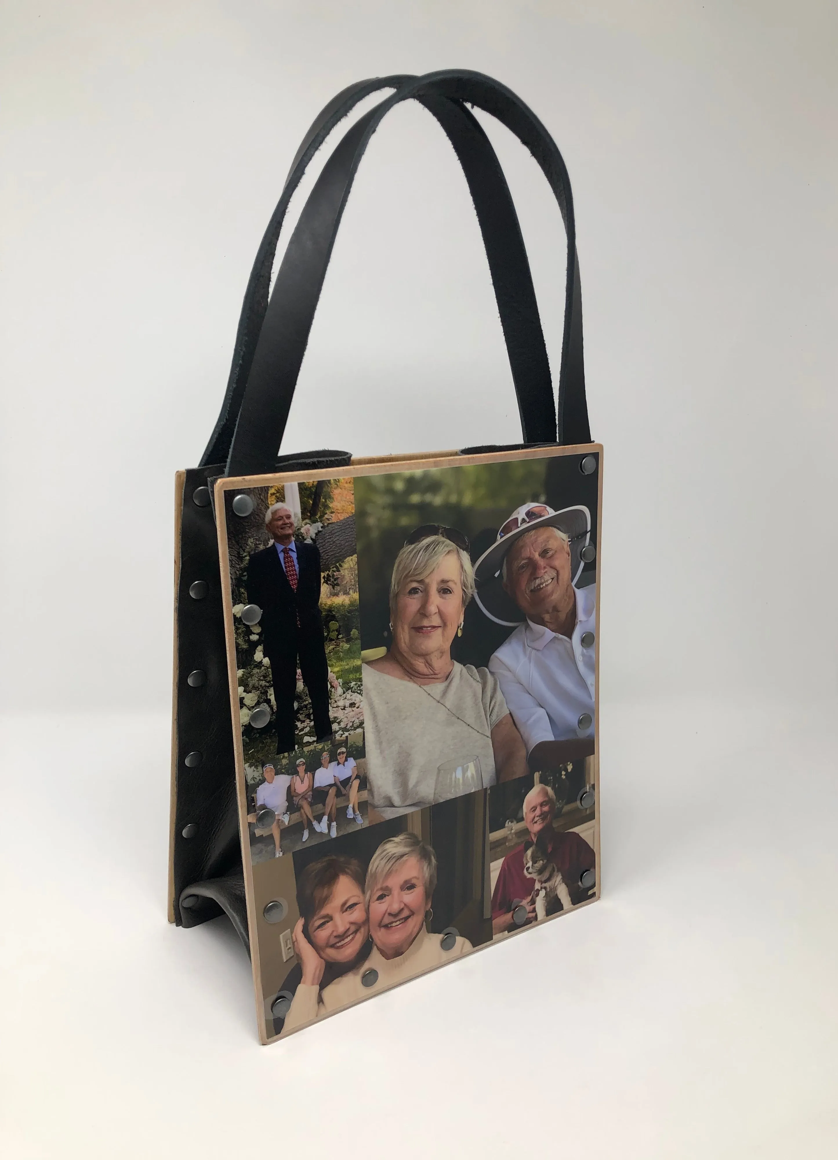 Custom KB Vintage Designs Purse - Family Picture Collage