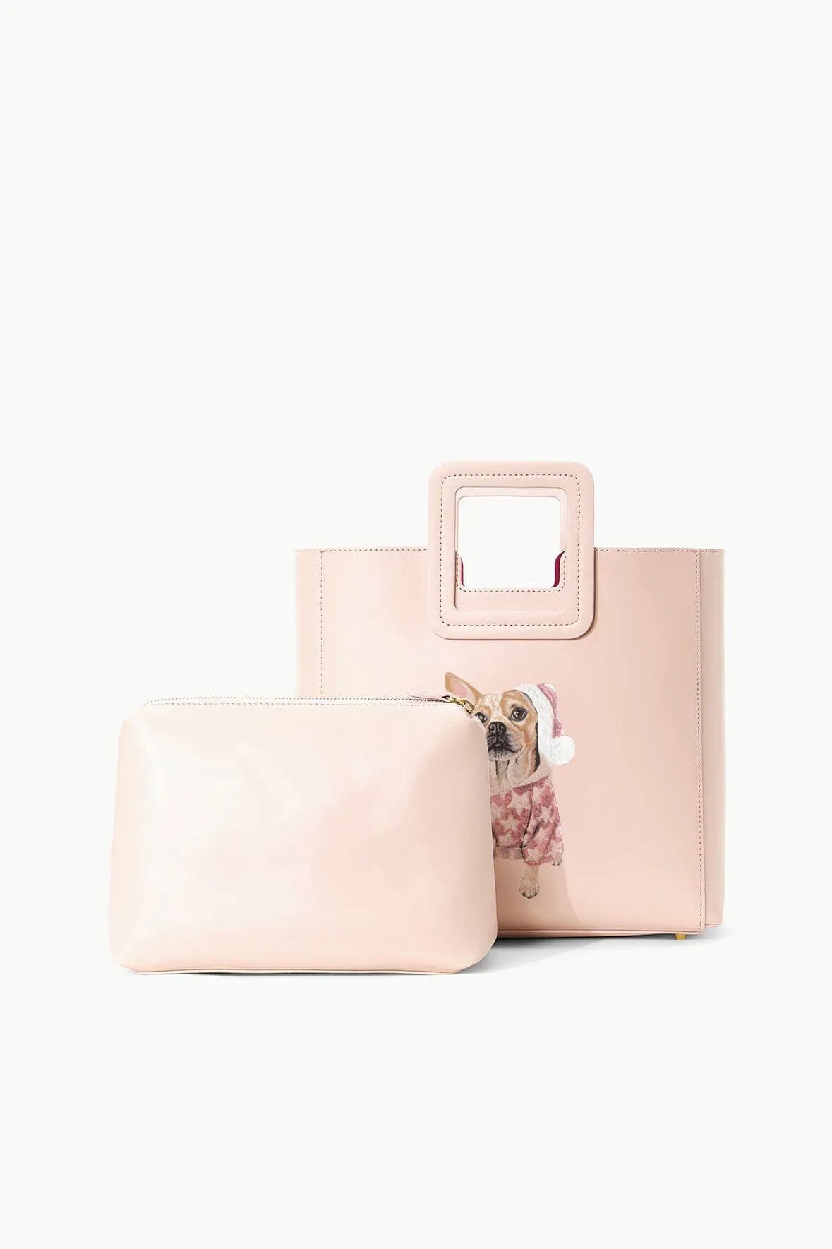 CUSTOM SHIRLEY LEATHER BAG | BLUSH