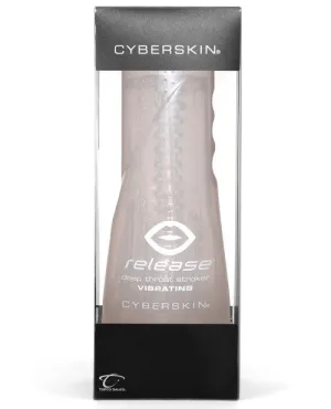 Cyberskin Release Deep Throat Stroker - Clear