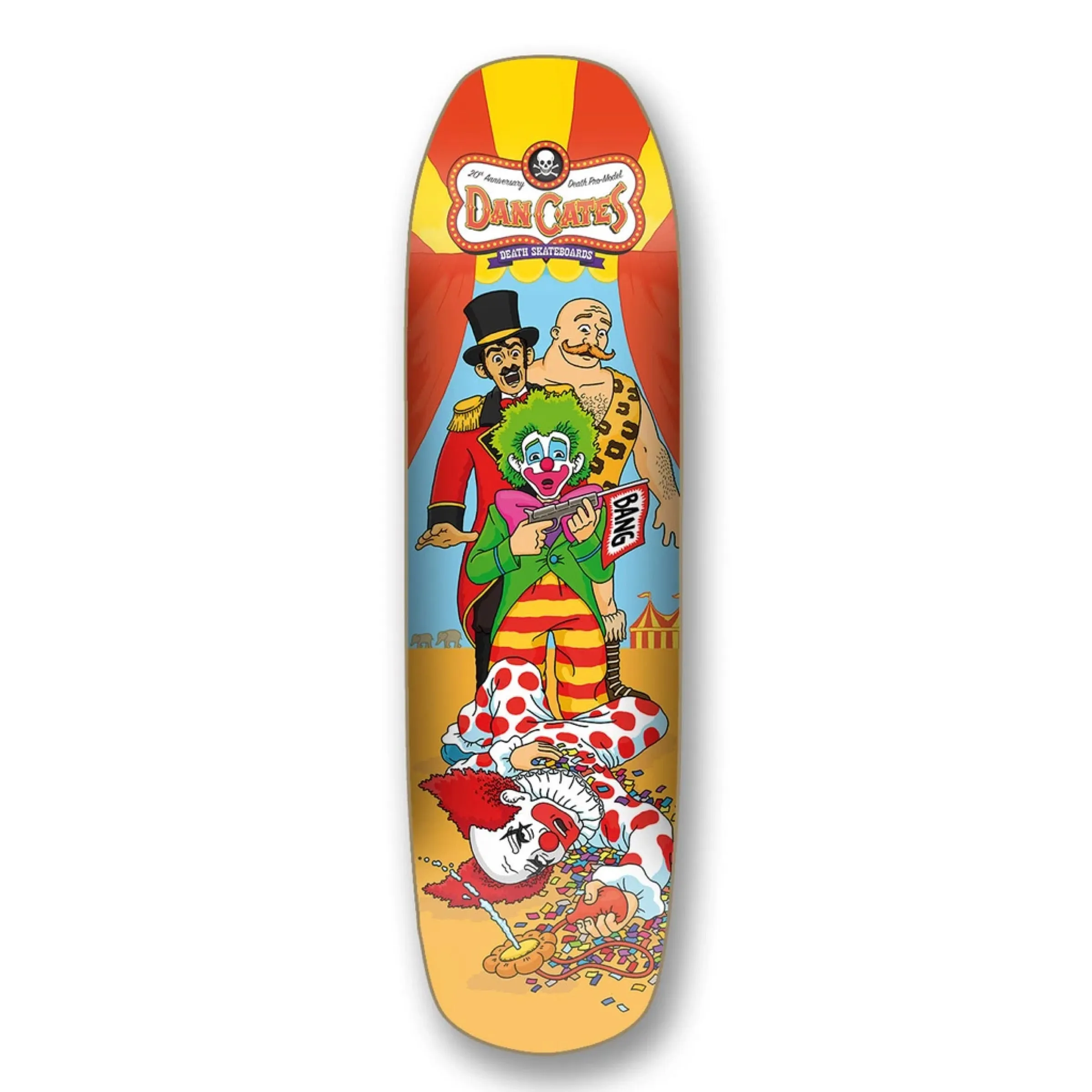 Dan Cates 20th Anniversary Deck 9.0" Shaped